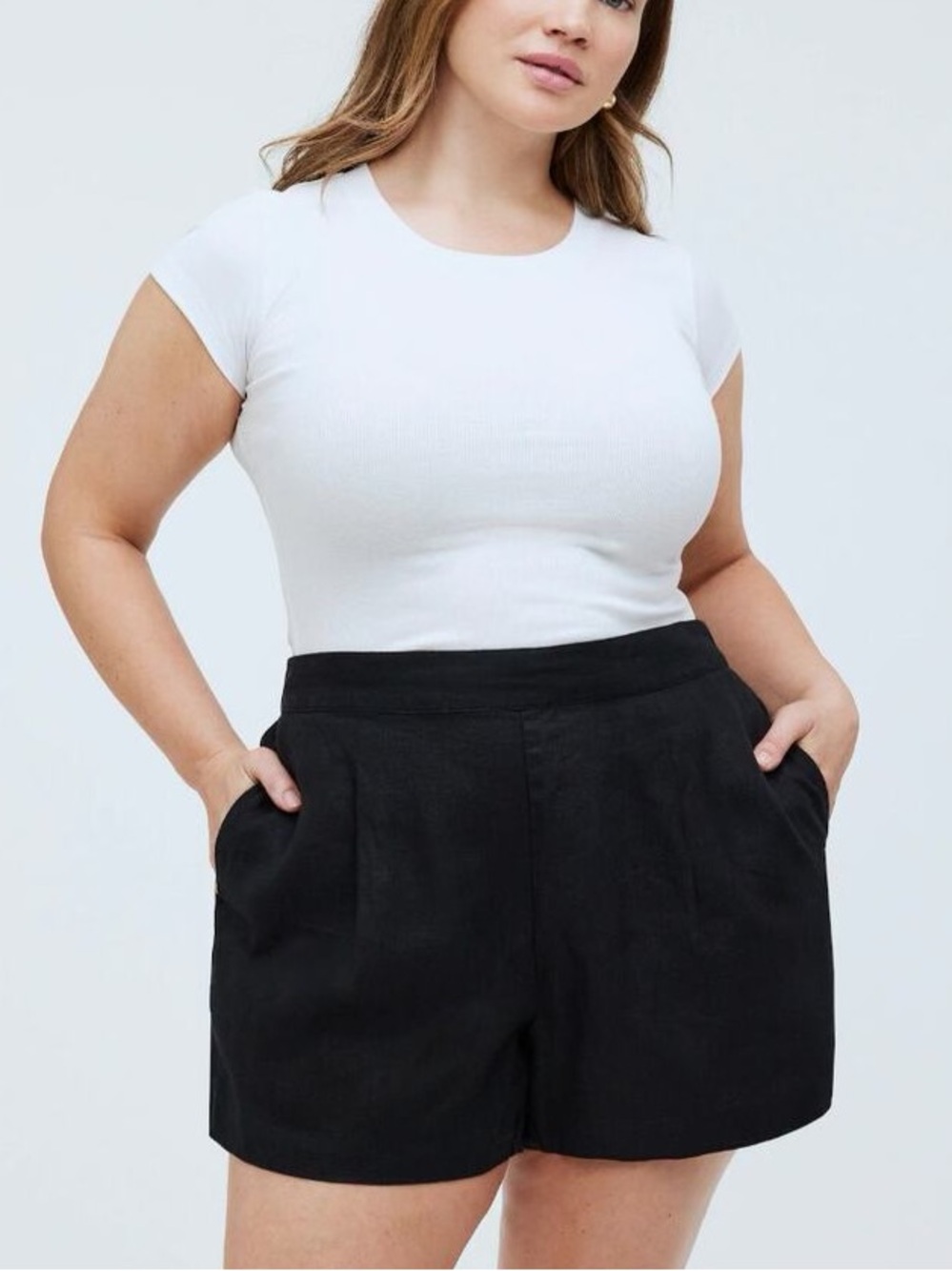 Madewell 100% Linen Shorts 3X